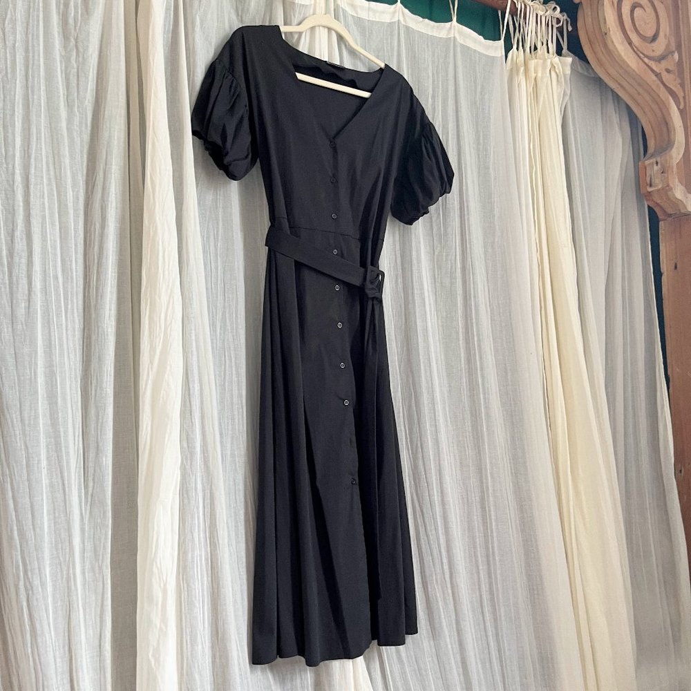 B Collection by Bobeau Puff Sleeve Midi Dress